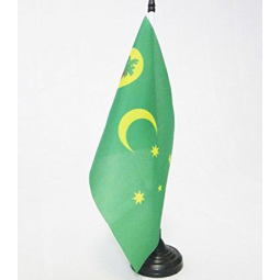kundenspezifische Tischplattenflagge von Kokosinseln-Schreibtischflaggen
