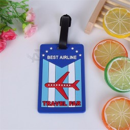 Travel Accessories Tower Luggage Tags Animal Cartoon Silica Gel Suitcase ID Addres Holder Baggage Boarding Portable Label LT21a