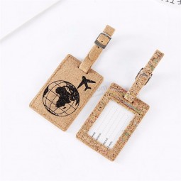 maleta de tierra personalizada maleta de cuero Etiqueta de etiqueta Bolso colgante bolso accesorios de viaje nombre ID dirección etiquetas lt06a