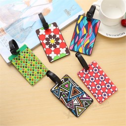New Suitcase Color Pattern Luggage Tags design ID Tag Luggage Label Address Holder Identifier Label travel Accessories LT19a