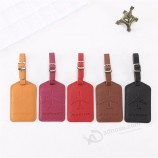 wholesale leather suitcase luggage Tag label Bag pendant handbag travel accessories name ID address tags lt13