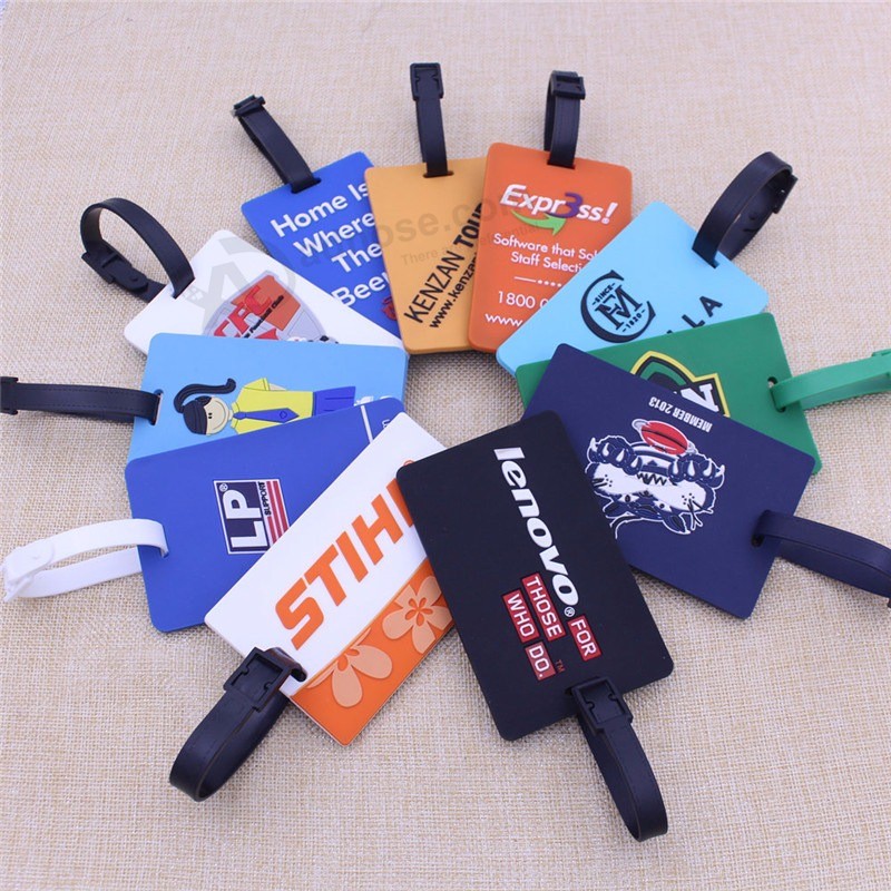 Wholesale Silicone/Silicon/Soft PVC Rubber/Name Tag/Luggage Tag for Bag