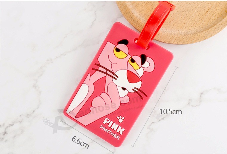 Soft PVC rubber Luggage Tag with Custom logo for travel Souvenir