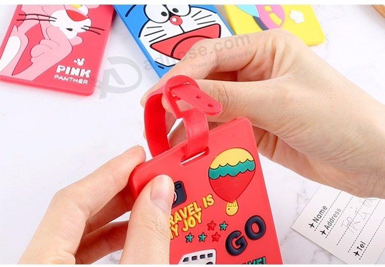 Manufacture customize Promotional airline Travel PVC luggage Tag