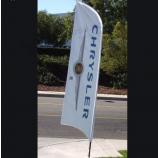 High Quality Chrysler Feather Flag Banner Custom