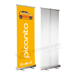 China Hersteller benutzerdefinierte Chrysler Werbung Roll Up Banner
