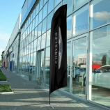 Double Sided Printing Chrysler Advertising Feather Sign Flag