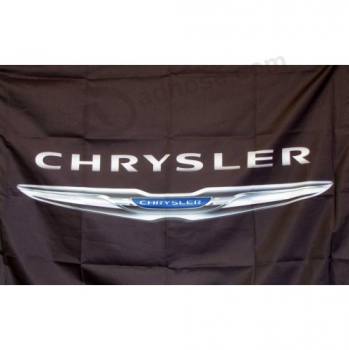 Bandera de poliéster de 3x5 pies de banner de coche de carreras para chrysler