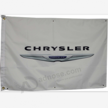 bandera de la bandera de chrysler bandera de publicidad de poliéster chrysler