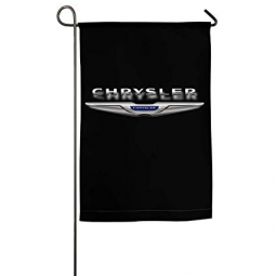 garden decorative chrysler advertising flag with pole