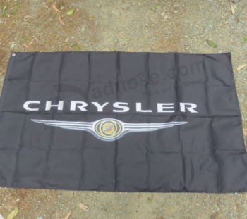 пользовательская печать полиэстер Крайслер логотип рекламный баннер