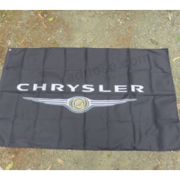 custom printing polyester chrysler logo advertising banner