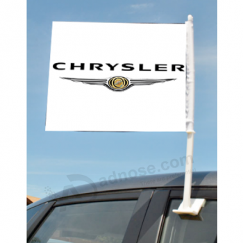 광고를위한 주문 크라이슬러 로고 차 창 깃발