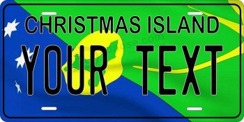 фотозона рождественский остров флаг волна персонализированные пользовательские новинка тег автомобиль авт