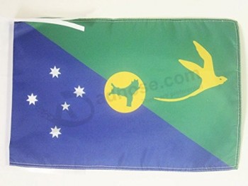 bandiera isola di natale 18 '' x 12 '' corde - bandiera isolana di natale piccola 30 x 45 cm - bandiera 18x12 pollici
