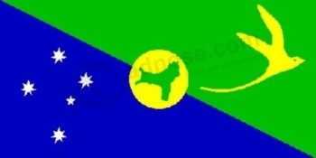 bandiera dell'isola di natale 3 'x 5' - bandiera dell'isola di natale 90 x 150 cm - bandiera 3x5 ft