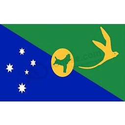 Weihnachtsinsel Flagge 5ft x 3ft groß - 100% Polyester - Metallösen - doppelt genäht