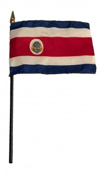 pequeno 4 x 6 polegadas mini 4x6 polegadas em miniatura mesa & bandeira bandeira bandeira com vara de poliéster
