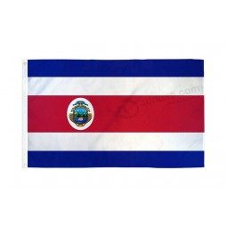 2x3 costa rica flag costa rican banner pennant bandera 24x36 pollici Nuovo