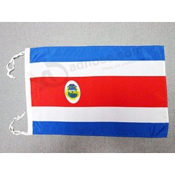 bandiera costa rica 18 '' x 12 '' cavi - bandierine costa rican 30 x 45 cm - banner 18x12 pollici