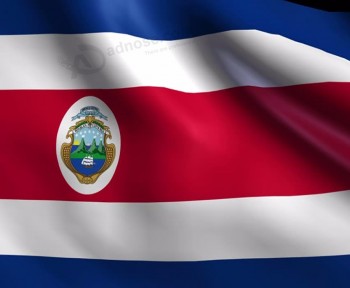 Wereldbeker Costa Rica voetbalteam fan nationale vlag 2019