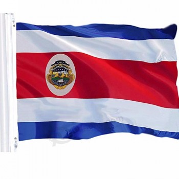 90 * 150 cm popolare interessante famoso famoso paese bandiera della costa rica