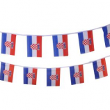 Polyester Rechteck Kroatien String Flagge Großhandel