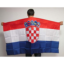 hoge kwaliteit polyester croatia country body cape vlag