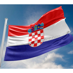 Professional printing Croatia 3*5ft flying national flags