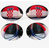 напечатанный эластичный флаг носка зеркала автомобиля Хорватии спандекса
