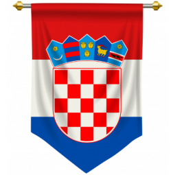 home decotive polyester kroatien wimpel banner