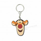 dubbelzijdige zachte 3D PVC sleutelhanger