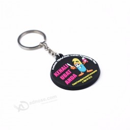 custom design soft PVC keychain factory