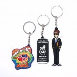 keychain macio do PVC do projeto 3D barato com próprio logotipo