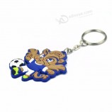 wholesale make your own logo custom shaped pvc soft rubber keychains
