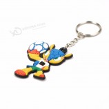 neuer Entwurf weicher PVC keychain mit kundenspezifischem Logo