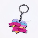 custom own logo PVC rubber keychain