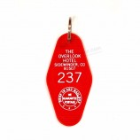venta al por mayor personalizado The shining room # 237 (pasar por alto el hotel) keytag keychain keytag