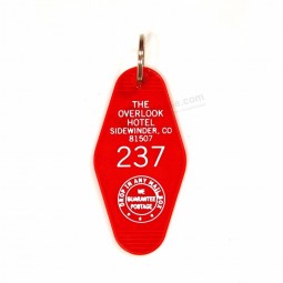 groothandel op maat De glanzende kamer # 237 (hotel over het hoofd zien) sleutelhanger keytag