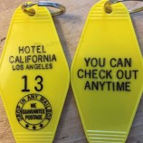 Factory direct wholesal Hotel California inspire keytag