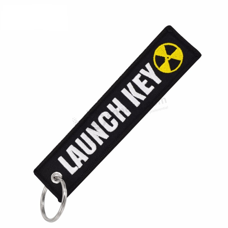 New fashion Nuclear launch Key chain Bijoux keychain for motorcycles and cars Gifts Tag embroidery Key fobs OEM keychain Bijoux (7)
