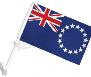 País nacional Islas Cook Bandera de clip de ventana de coche personalizado