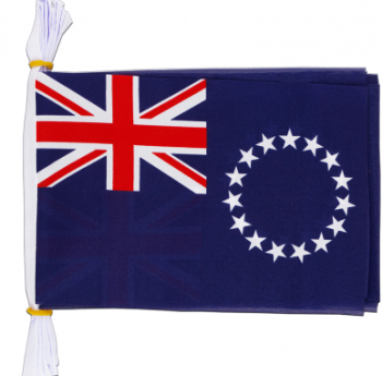 Sportveranstaltungen Polyester Cook Islands Country String Flagge