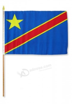 República Democrática do Congo Bandeira de palitos de 12 