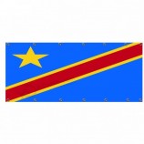 herstellung werbung demokratische republik kongo mesh flagge für event