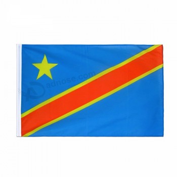 banderas del país congo-kinshasa con alta calidad