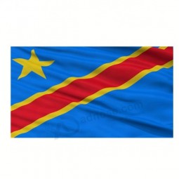 Silk Screen Polyester Congo National Flag