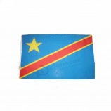 bandera de poliéster personalizada de la república democrática del congo de 3 pies x 5 pies