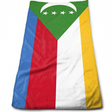 100% polyester nationale vlaggen van hoge kwaliteit voor comoren