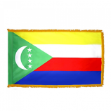 bandera de borla decorativa nacional de comoras personalizado